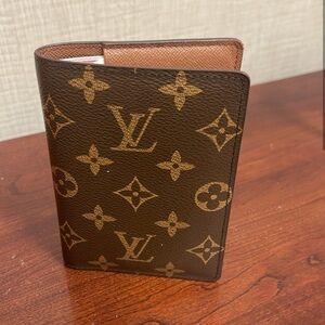 Louis Vuitton Brown Monogram passport holder
